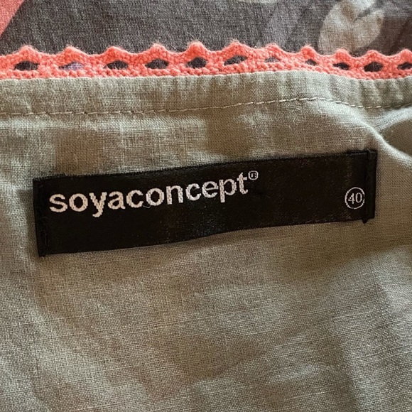 Soyaconcept patchwork sleeveless countrycore sleeveless grannycore dress size 40 - Picture 14 of 14